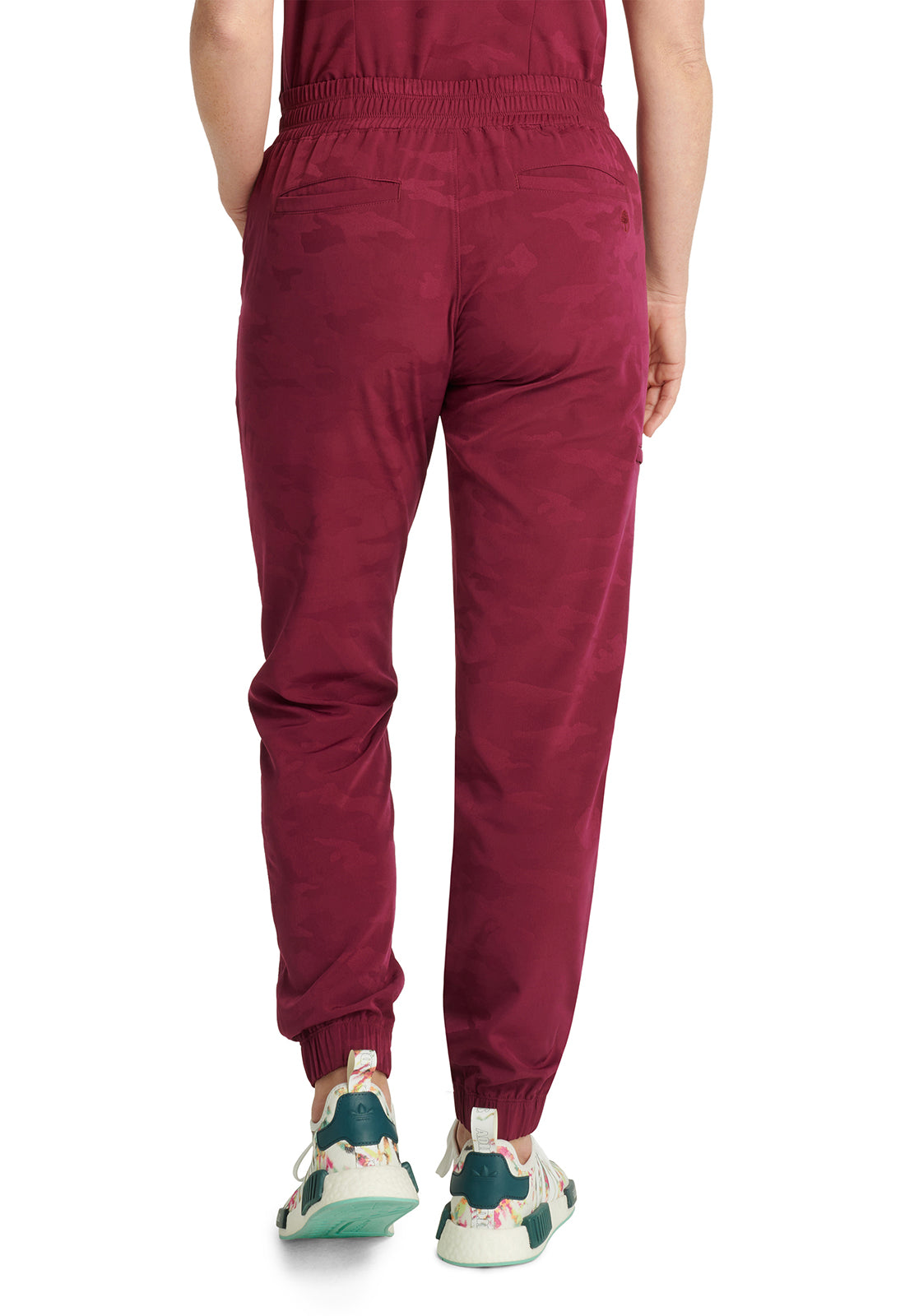 JOGGER HEALING HANDS CAMO 9350 WINE M back